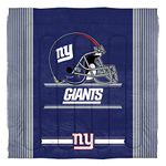 The Northwest Company Officially Licensed NFL New York Giants Safety Full/Queen Comforter and 2 Sham Set, 86" x 86", Blue