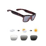 OhO Smart Glasses,Polarized Sunglasses with Bluetooth Speaker,Athletic/Outdoor UV Protection and Voice Control,Unisex(Black Lens)