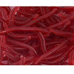 Hunting Hobby 10Pcs Red Soft Earthworm Fishing Bait Worm Lures