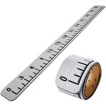 Foam Fish Ruler Foam Fish Measuring Tape Adhesive Fishing Measuring Accessory Marine Fishing Measuring Tool Fish Size Measuring Tool for Boats Sailboats Yachts Kayaks (36 Inch)