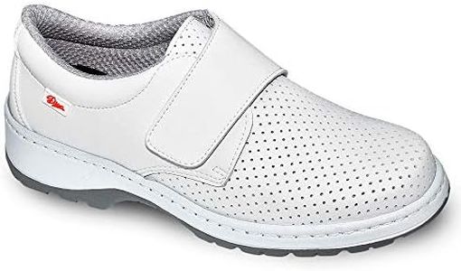 DIAN Milan-SCL picado Color Blanco Talla 40, Zapato de Trabajo Unisex Certificado CE EN ISO 20347 Marca
