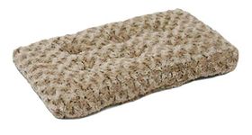 MidWest Homes for Pets Plush Pet Bed | Ombré Swirl Dog Bed & Cat Bed | Mocha 23L x 18W x 1.75H -Inches for Small Dog Breeds, 24-Inch, Model:40624-STB