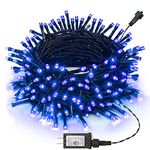 Joomer Christmas Lights 100FT 300 LED String Lights with 8 Modes Timer Connectable Waterproof Plug-in Fairy Lights for Home, Garden, Party, Holiday, Tree, Christmas Decorations (Blue)