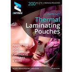 Zentesi A4 Laminating Pouches High Gloss Laminator Sleeves 250 Micron (125 + 125 Microns) Glossy Laminate Pouch Sheets - Pack of 200