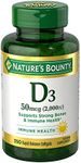 Nature's Bounty Vitamin D, Immune Support, Vitamin Supplement, 2000 IU, 50 mcg, Softgels, 350 Ct