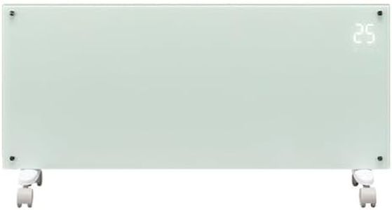 Kogan SmarterHome™ 2400W Premium Glass Panel Heater (White) - KASMGPH24YA