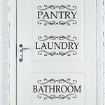 Decals Bathroom Laundries