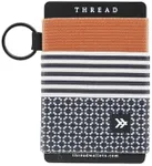 Thread Wallets Ultra Slim Card Holder Wallet - Slim Wallet for Women & Men - Minimalist Wallets for Women - Small Wallet for Women & Men - Modern Credit Card Organizer Mini Wallet (Sanders)