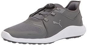 Puma Men's Ignite Fasten8 Disc Golf Shoe, Quiet Shade-Quiet Shade, 9 UK