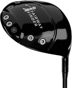 Fairway Finder Premium Golf Club Driver (Mens 43” Shaft Stiff Flex, Right Hand, 11 Degrees) - Longest Easy Accuracy and Forgiveness for Beginners and High Handicappers