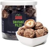 VIGOROUS MOUNTAINS Dried Shiitake Mushrooms for Cooking, 2-3CM Dehydrated Mushrooms, Dry Fresh Vegan No Fumigation Sulfur (1.5Oz)