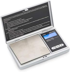American Weigh Scales AWS-1KG-SIL Signature Series Digital Pocket Scale, 1000 by 0.1 G, Silver