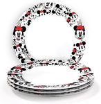 Zrike ZB Brands by R Squared Disney All Over Minnie Mouse Dinner Plate 1 or 4 Pack (4 Pack)