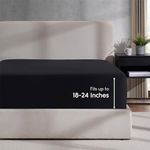 Nestl Extra Deep Pocket King Fitted Sheet, Black Fitted Sheet King Size, 1800 Microfiber King Fitted Sheet Only, Ultra Soft King Bed Fitted Sheet Fits up to 24 Inch Mattress - King Size Fitted Sheets