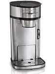 Hamilton Beach 49981C Single Serve Coffee Maker for Ground Coffee, Stainless Steel