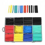 Xfopz Heat Shrink Tubing Kit, 2:1 Wire Shrink Wrap Tubing Wire Heat Shrink Tube Kit, Assortment Electric Colored Insulation Heat Shrink Tubing (530 PCS)