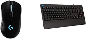 Logitech G703 Lightspeed Wireless Gaming Mouse with Hero 25K Sensor + Logitech G213 Prodigy Gaming Keyboard