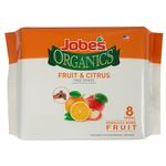 Jobe’s Organics Fruit & Citrus Tree Fertilizer Spikes, 4-6-6 Time Release Fertilizer for All In-ground Citrus and Fruit Trees, 8 Spikes per Package