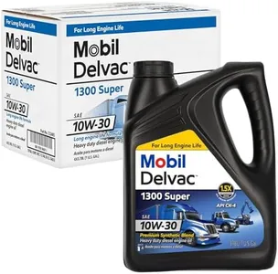 Mobil Delvac 122485 1300 Super HD Diesel Oil 10W-30 4 Gal Case