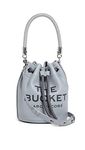 Marc Jacobs Women's The Leather Bucket Bag, Wolf Grey, One Size