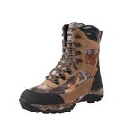 R RUNFUN Hunting Boots for men Waterproof Hiking Boots Camo Military Tactical Boot, Breathable and Non-slip, 8", 400g Thinsulate(RF2305-9SG, size,13)