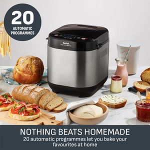 Tefal Breadmaker with Yoghurt Pot – 20 Programs, Gluten-Free, Delay Start