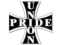 Cross Shaped Union Pride Sticker (W