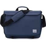 VASCHY Messenger Bag for Men,Water Resistant Casual Shoulder Bag Fashion Lightweight Work Bag Crossbody Satchel Handbag for Women College Campus Navy