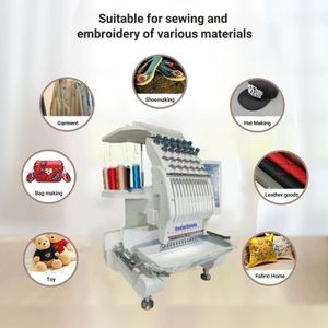 Compact 12-Needle Embroidery Machine – High-Speed, Multi-Thread