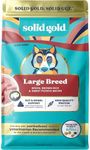 Solid Gold Bison Dry Dog Food for Large Dogs – High Protein, Whole Grain Kibble with Real Bison, Brown Rice & Omega 3 – Large Kibble w/Probiotics for Gut Health - Adult Dog Food - Nutrientboost™–22LB