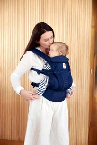 Ergobaby Omni Breeze Baby Carrier – Midnight Blue, Breathable