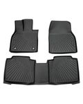 Powerty Floor Mats Compatible for Subaru Solterra 2023 2024 2 Row Row Liner Set TPE 3D Car Mats Floor Liners Accessories Custom Fit Toyota bz4x 2023 2024 All Weather