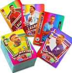 55 Golden Football Star Cards English Limited Edition Football Card Champion Collection League Card Gift for Children Fans