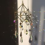 Cactopia Crystal Prism Suncatcher, Rainbow Maker - Window, Balcony, Garden Decorative Accessory (B6)