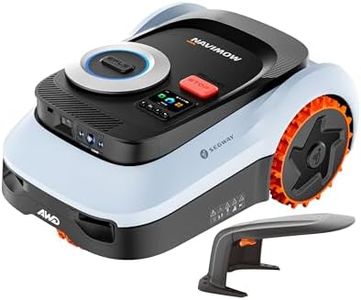 Segway Navimow i220 LiDAR Pro Mähroboter mit Garage M Empf. 2000 m², LiDAR+Vision+NRTK-Navigation, Xero-Turn AWD bis zu 55% Steigungen, kabelloses autom. Kartieren (Getrennt versandt Werden)