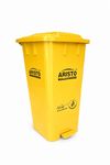 ARISTO Plastic Pedal Garbage Waste Dustbin 70 LTR (Yellow)