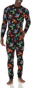 Amazon Essentials Disney | Marvel | Star Wars Pyjama ajusté Homme, Marvel Avengers - Mens Snug-fit, M