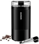 SHARDOR Electric Coffee Grinder with Safe and Durable 304 Stainless Steel Blades,Fast Grinding for Coffee Beans, Dried Spice, Nuts, Herbs with Cleaning Brush