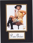 Kirkland Pam Grier 8 X 10 Photo Display Autograph on Glossy Photo Paper