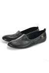 Miss Tesettür Genuine Halal Leather Handmade Shoes for Tawaf and Umrah or Home, Slippers, Islam Mest, Black, Shoe Size: US 10.5 (EU 44)