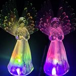 Solar Angel Light, solar lights outdoor garden Outdoor Grave Ornaments 8h Luminous Grave Decoration Colour Change Solar Pathway Lighting IP65 Waterproof Solar Garden Lights for Grave Patio Walkway