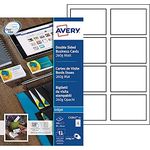 Avery Double Sided Matt Inkjet Printer Business Cards, Pack of 200, 260gsm, C32015-25