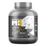 MuscleBlaze Biozyme Iso-Zero, Low Carb, 100% Pure Whey Protein Isolate with USA Patent-Published |Labdoor USA Certified, 27 g Pure Isolate Whey Per Scoop (Ice Cream Chocolate, 2 kg / 4.4 lb)