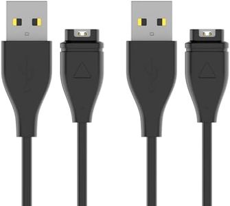 Leonids Chargers for Garmin Fenix 7 6 5 Chargers, Garmin Vivoactive 3 4S 5, Instinct 1 2 2S, 100CM Replacement USB Chargers for Garmin Venu Sq 2 2S, Garmin Forerunner 245 Music 945 45 Charging Cables