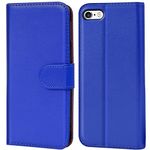 Verco Wallet Case for Apple iPhone 6S Book Cover with Magnetic Closure compatible with iPhone 6 Flip Case with Card Slots Faux Leather - Blue