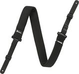 Ibanez Powerpad Adjustable Guitar Strap, Black GSF50-BK