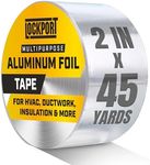 Lockport Aluminum Foil Tape 2 in x 45 Yards - Aluminum Tape - HVAC Duct Sealing, Dryer Vent, Heat Insulation Tape & Ductwork Repairs - Heat Resistant, Waterproof, Professional Grade