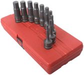 Sunex 2639 1/2-Inch Drive Metric Impact Hex Driver Set, 10-Piece