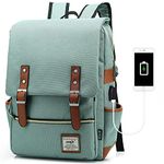 HASAGEI Backpack Vintage Unisex Rucksack Daypack Casual School Travel Laptop Tablet Bags