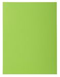 Exacompta - Ref 218013E - Rocks Collection - 1-Flap Folder - 240 x 320mm in Size, Suitable for A4 Documents, 210gsm Material, Single Fold-Over Flap - Green (Pack of 50)